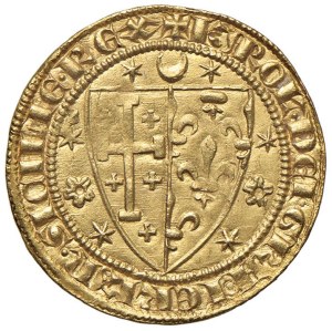 Italian coins - NAPLES Charles II (1285-1309) Golden Salute - MIR 22 ...