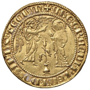 Italian coins - NAPOLI Carlo II (1285-1309) Saluto d’oro - MIR 22 ...
