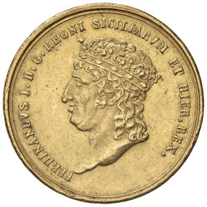Italian coins - NAPLES Ferdinand I (1816-1825) 15 Ducati 1818 leg...