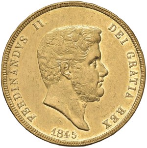 Italian coins - NAPLES Ferdinand II (1831-1859) 30 Ducati 1845 - ...