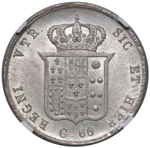 Italian coins - NAPLES Ferdinand II (1830-1859) Half plate 183...