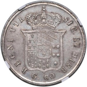 Italian coins - NAPOLI Ferdinando II (1830-1859) Mezza piastra 185...