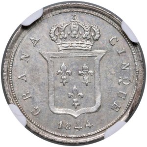 Italian coins - NAPLES Ferdinand II (1830-1859) Half carlin 184...