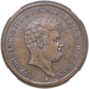 Italian coins - NAPLES Ferdinand II (1830-1859) 5 Tornesi 1848 - ...