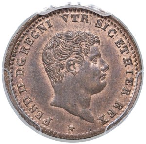 Italian coins - NAPLES Ferdinand II (1830-1859) Half tornese 184...