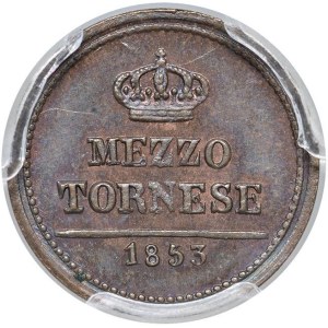 Italian coins - NAPOLI Ferdinando II (1830-1859) Mezzo tornese 185...