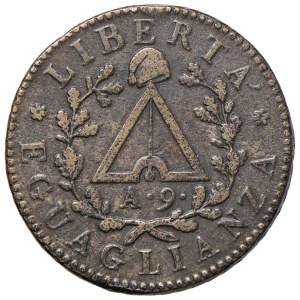 Italian coins - TORINO Piedmontese Republic (1798-1799) 2 Soldi A...