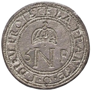 Napoleonic Coins Minted in Italy - CATTARO English Siege (1813) 5 Francs - Gig. 2 ...