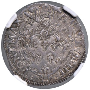 Papal coins - Paolo III (1534-1549) Macerata - Giulio - Munt. 14...