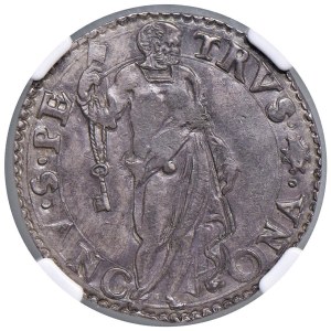 Papal coins - Gregorio XIII (1572-1585) Ancona - Testone - Munt....