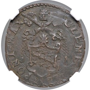 Papal coins - Clement VIII (1592-1605) Quattrino 1600 Anno Sant...