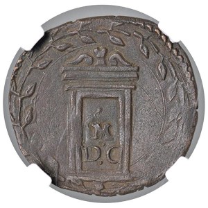 Papal coins - Clemente VIII (1592-1605) Quattrino 1600 Anno Sant...
