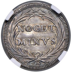 Papal coins - Innocenzo XI (1676-1689) Grosso - Munt. 185 AG Bel...