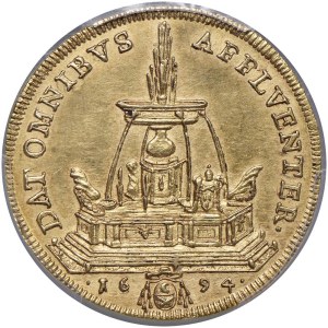 Papal coins - Innocent XII (1691-1700) Quadruple 1694 A. IIII -...