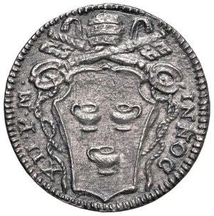 Papal coins - Innocent XII (1691-1700) Half Grosso 1692 of the Po...