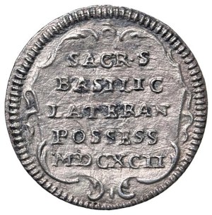 Papal coins - Innocent XII (1691-1700) Half Grosso 1692 of the Po...