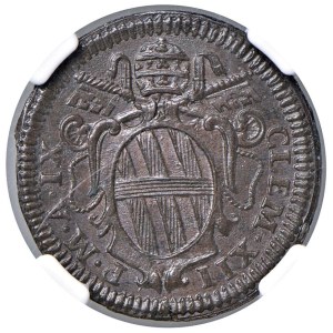 Papal coins - Clemente XII (1730-1740) Mezzo baiocco 1738 A. IX ...