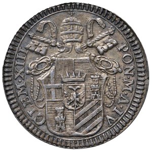 Papal coins - Clemente XIII (1758-1769) Grosso 1762 A. IV - Munt...