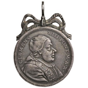 Papal coins - Clemente XIII (1758-1769) Medaglia 1768 A. X - Pat...