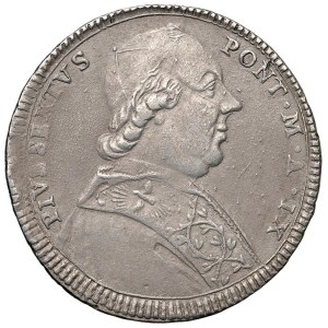 Papal coins - Pio VI (1775-1779) Quinto di scudo 1783 A. IX - cf...