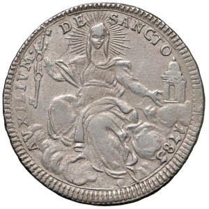 Papal coins - Pio VI (1775-1779) Quinto di scudo 1783 A. IX - cf...