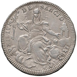 Papal coins - Pius VI (1775-1779) Fifth of shield 1783 A. IX - cf.
