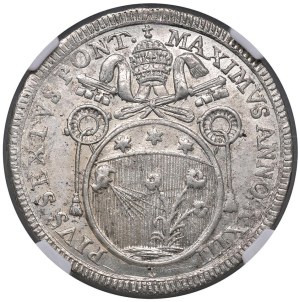 Papal coins - Pius VI (1775-1799) 60 Baiocchi 1797 An. XXII - Mun...