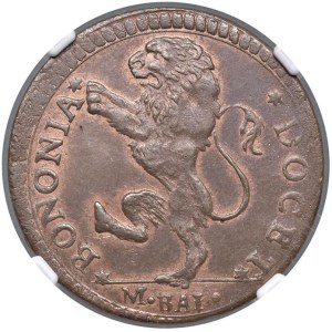 Papal coins - Pio VI (1775-1799) Bologna - 1/2 Baiocco 1796 - Mu...
