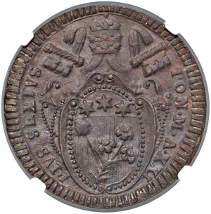 Papal coins - Pius VI (1774-1799) Foligno - 2 Baiocchi A. XXI - M...