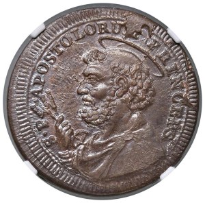 Papal coins - Pius VI (1775-1799) Perugia - Sampietrino 1796 - No...
