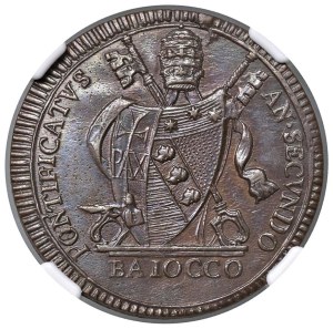 Papal coins - Pius VII (1800-1823) Baiocco 1802 A. II - Munt. 54 ...