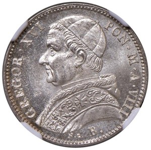Papal coins - Gregory XVI (1831-1846) Bologna - 20 Baiocchi 183...