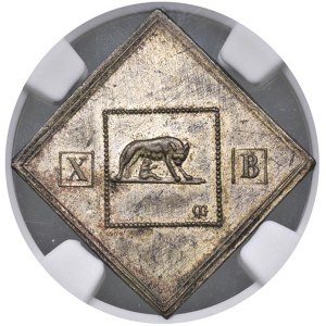 Papal coins - Repubblica romana (1849) 10 Baiocchi 1849 di emiss...