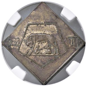 Papal coins - Roman Republic (1849) 20 Baiocchi 1849 of issue...