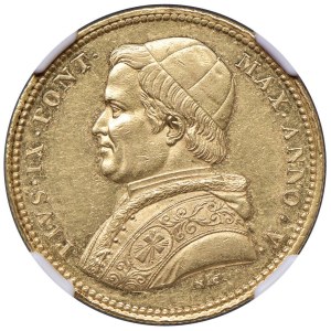 Papal coins - Pio IX (1846-1870) 10 Scudi 1850 A. V - Nomisma 59...