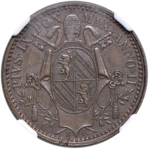 Papal coins - Pius IX (1846-1870) Bologna - Mezzo Baiocco 1848/7 ...