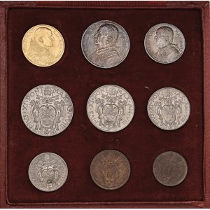 Papal coins - Pio XI (1922-1939) Divisionale 1929 A. VIII - Nomi...