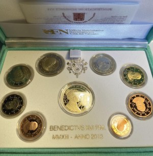 Papal coins - Benedict XVI (2005-2013) Divisional 2013 - Series...