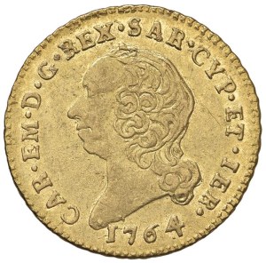 Savoy Coins - Charles Emmanuel III (1730-1773) Double Half 1764 -...