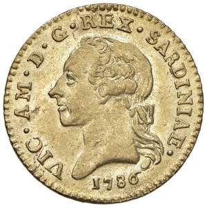 Savoy Coins - Victor Amadeus III (1773-1796) Double 1786 - Names...