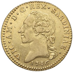 Savoy Coins - Victor Amadeus III (1773-1796) Double 1786 - Names...