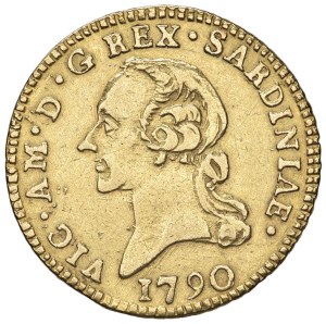 Savoy Coins - Victor Amadeus III (1773-1796) Double Half 1790 ...