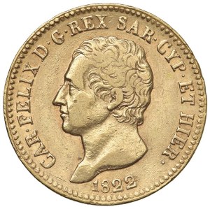 Savoy Coins - Charles Felix (1821-1831) 20 Lire 1822 T - Nomisma ...