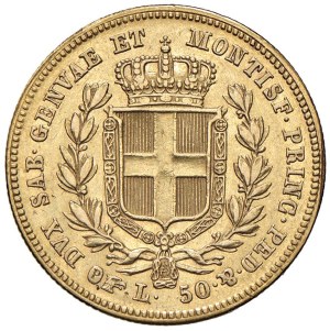 Savoy Coins - Charles Albert (1831-1849) 50 Lire 1836 T - Nomisma...