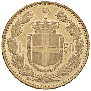 Savoy Coins - Umberto I (1878-1900) 50 Lire 1884 - Nomisma 975 A...