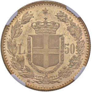 Savoy Coins - Umberto I (1878-1900) 50 Lire 1891 - Nomisma 977 A...