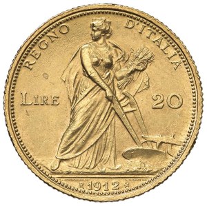 Savoy Coins - Victor Emmanuel III (1900-1946) 20 Lire 1912 - N...