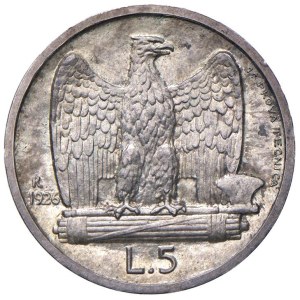 Savoy Coins - Vittorio Emanuele III (1900-1946) 5 Lire 1926 Prim...