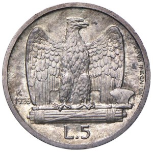 Savoy Coins - Vittorio Emanuele III (1900-1946) 5 Lire 1926 Prim...