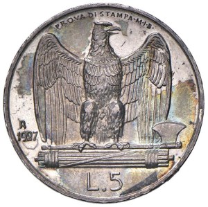 Savoy Coins - Vittorio Emanuele III (1900-1946) 5 Lire 1927 Prov...